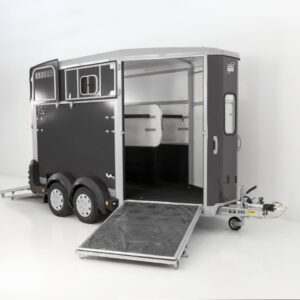 Ifor Williams Pferdeanhänger HB511-anthrazit-Frontausstieg-Neu – Bild 1