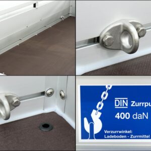 Koch Anhänger mit Plane 105x205cm 750kg-Typ U2-Hochplane 130cm-Angebot-Neu – Bild 11