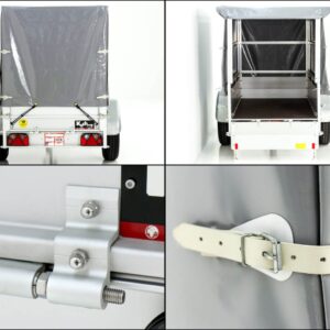 Koch Anhänger mit Plane 105x205cm 750kg-Typ U2-Hochplane 130cm-Angebot-Neu – Bild 12