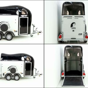 Cheval Liberte Pferdeanhänger GOLD One 1,5er, Pullman-Fahrwerk, schwarz-Neu – Bild 10