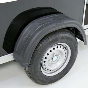 Debon Kofferanhänger Cargo 1300 Vollpoly 150x290cm H:160cm, Tür, schwarz-Neu – Bild 11