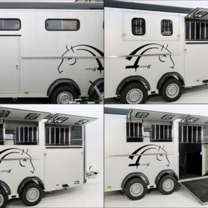 Cheval Liberte Pferdeanhänger Maxi 4, 4 Pferde, Pullman-Fahrwerk, 100km/h, schwarz-Neu – Bild 7