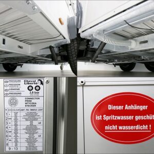 Cheval Liberte Pferdeanhänger Maxi 4, 4 Pferde, Pullman-Fahrwerk, 100km/h, schwarz-Neu – Bild 12