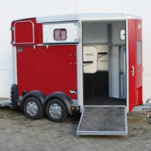 Ifor Williams Pferdeanhänger HB506-Frontausstieg-rot-Neu – Bild 5