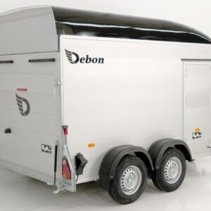 Debon Kofferanhänger C500 164x300cm H:200cm 2,6t-Alu-Polybug-Tür-schwarz-Neu – Bild 3