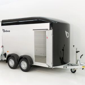 Debon Kofferanhänger C500 164x300cm H:200cm 2,6t-Alu-Polybug-Tür-schwarz-Neu – Bild 4