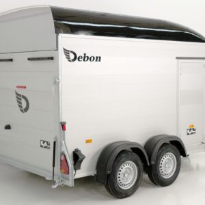 Debon Kofferanhänger C500 164x300cm H:200cm 2,0t-Alu-Polybug-Tür-schwarz-Neu – Bild 3