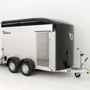 Debon Kofferanhänger C500 164x300cm H:200cm 2,0t-Alu-Polybug-Tür-schwarz-Neu – Bild 4