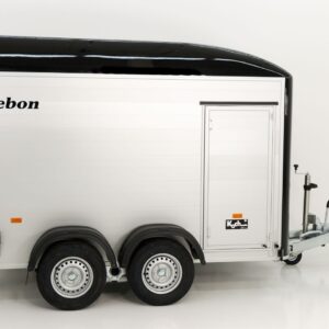 Debon Kofferanhänger C500 164x300cm H:200cm 2,0t-Alu-Polybug-Tür-schwarz-Neu – Bild 6