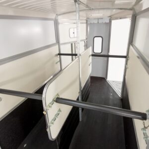 Ifor Williams Pferdeanhänger HB511-Heckklappen-Türkombination-silber-Neu – Bild 4
