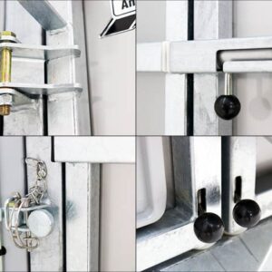 Ifor Williams Pferdeanhänger HB511-Heckklappen-Türkombination-silber-Neu – Bild 13
