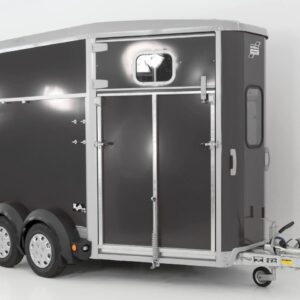 Ifor Williams Pferdeanhänger HB511-Heckklappen-Türkombination-anthrazit-Neu – Bild 3