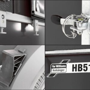 Ifor Williams Pferdeanhänger HB511-Heckklappen-Türkombination-anthrazit-Neu – Bild 13