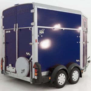 Ifor Williams Pferdeanhänger HB511-blau-Frontausstieg-Neu – Bild 3