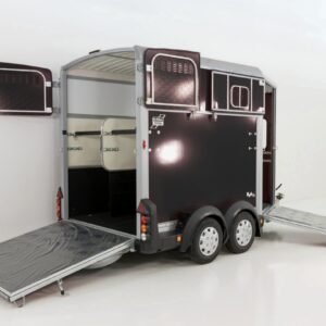 Ifor Williams Pferdeanhänger HB511-schwarz-Frontausstieg-Neu – Bild 3