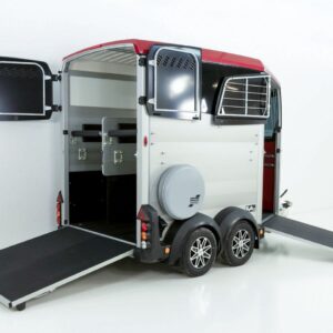 Ifor Williams Pferdeanhänger HBX 506-Frontausstieg-neues Modell-rot-Neu – Bild 9