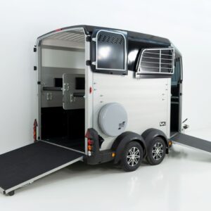 Ifor Williams Pferdeanhänger HBX 506-Frontausstieg-neues Modell-schwarz-Neu – Bild 6