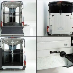 Ifor Williams Pferdeanhänger HBX 506-Frontausstieg-neues Modell-schwarz-Neu – Bild 9