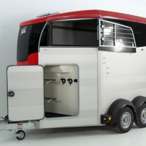 Ifor Williams Pferdeanhänger HBX 506-Sattelkammer-neues Modell-rot-Neu – Bild 5