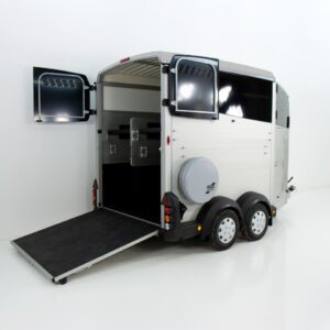 Ifor Williams Pferdeanhänger HBX 506-Sattelkammer-neues Modell-silber-Neu – Bild 3