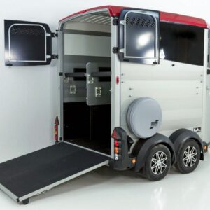 Ifor Williams Pferdeanhänger HBX 511-Frontausstieg-neues Modell-rot-Neu – Bild 3