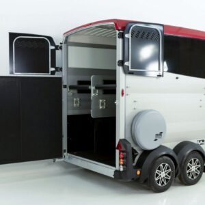 Ifor Williams Pferdeanhänger HBX 511-Frontausstieg-neues Modell-rot-Neu – Bild 8