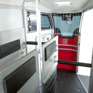 Ifor Williams Pferdeanhänger HBX 511-Frontausstieg-neues Modell-rot-Neu – Bild 10