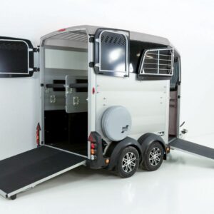 Ifor Williams Pferdeanhänger HBX 511-Frontausstieg-neues Modell-silber-Neu – Bild 3