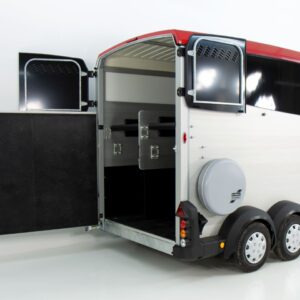 Ifor Williams Pferdeanhänger HBX 511-Sattelkammer-neues Modell-rot-Neu – Bild 3