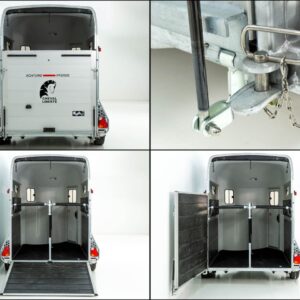 Cheval Liberte Pferdeanhänger GOLD 3, Premium Pullman 2, Sattelkammer, schwarz-Neu – Bild 9