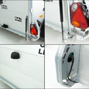 Cheval Liberte Pferdeanhänger GOLD 3, Premium Pullman 2, Sattelkammer, schwarz-Neu – Bild 12