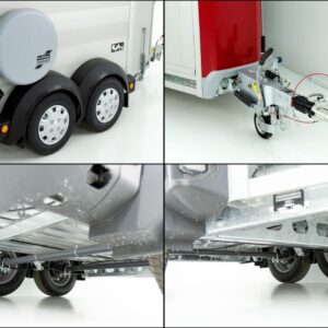 Ifor Williams Pferdeanhänger HBX 403-Frontausstieg-neues Modell-rot-Neu – Bild 15