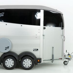 Ifor Williams Pferdeanhänger HBX 403-Frontausstieg-neues Modell-silber-Neu – Bild 3