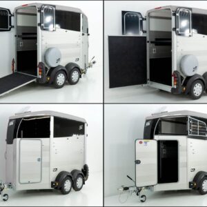 Ifor Williams Pferdeanhänger HBX 403-Frontausstieg-neues Modell-silber-Neu – Bild 13