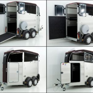 Ifor Williams Pferdeanhänger HBX 403-Frontausstieg-neues Modell-schwarz-Neu – Bild 13