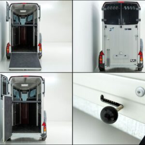 Ifor Williams Pferdeanhänger HBX 403-Frontausstieg-neues Modell-schwarz-Neu – Bild 14