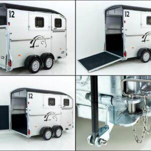 Cheval Liberte Pferdeanhänger MAXI 2, schwarz-Neu – Bild 10