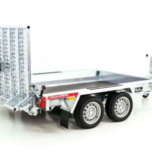Temared Baumaschinenanhänger Builder 153x260cm 2,7t-Rampe-Neu – Bild 3