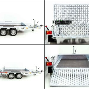 Temared Baumaschinenanhänger Builder 153x260cm 2,7t-Rampe-Neu – Bild 12