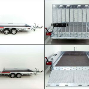 Temared Baumaschinenanhänger Builder 183x400cm 3,5t-Rampe-Neu – Bild 13