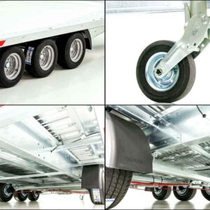 Temared Autotrailer CARLU 5121-S Aluboden 210x510cm 3,5t Tridem-Neu – Bild 12