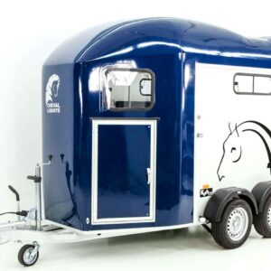 Cheval Liberte Pferdeanhänger GOLD 3, Premium, Pullman 2, Sattelkammer, blau-Neu – Bild 4