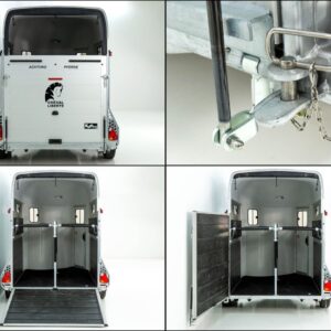Cheval Liberte Pferdeanhänger GOLD 3, Premium, Pullman 2, Sattelkammer, blau-Neu – Bild 9