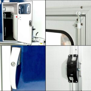 Cheval Liberte Pferdeanhänger GOLD 3, Premium, Pullman 2, Sattelkammer, blau-Neu – Bild 11