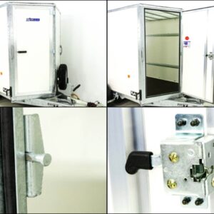 Ifor Williams Kofferanhänger BV 105 147x300cm H:214cm 2,7t, Klappenkombi-Neu – Bild 11
