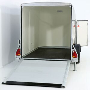 Debon Kofferanhänger Cargo 1300 Vollpoly 150x290cm H:160cm, Tür, blau-Neu – Bild 4