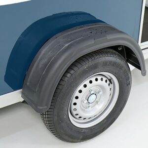 Debon Kofferanhänger Cargo 1300 Vollpoly 150x290cm H:160cm, Tür, blau-Neu – Bild 7