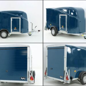 Debon Kofferanhänger Cargo 1300 Vollpoly 150x290cm H:160cm, Tür, blau-Neu – Bild 13