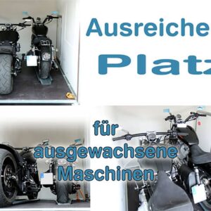 Debon Kofferanhänger Cargo 1300 Vollpoly 150x290cm H:160cm, Tür, blau-Neu – Bild 15