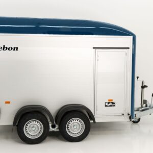 Debon Kofferanhänger C500 164x300cm H:200cm 2,0t, Alu, Polybug, Tür, blau-Neu – Bild 6